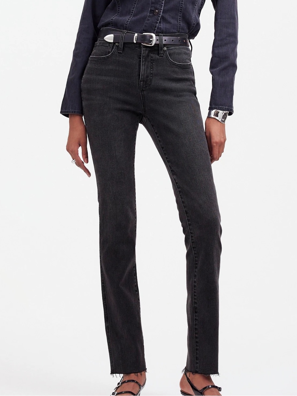 Madewell Mid-Rise Dark Jeans